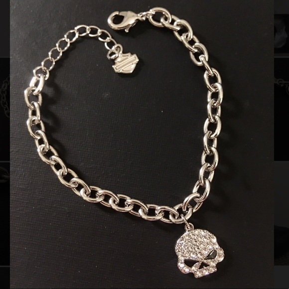 Harley-Davidson Jewelry - Brand New! Swarovski Harley Davidson Skull